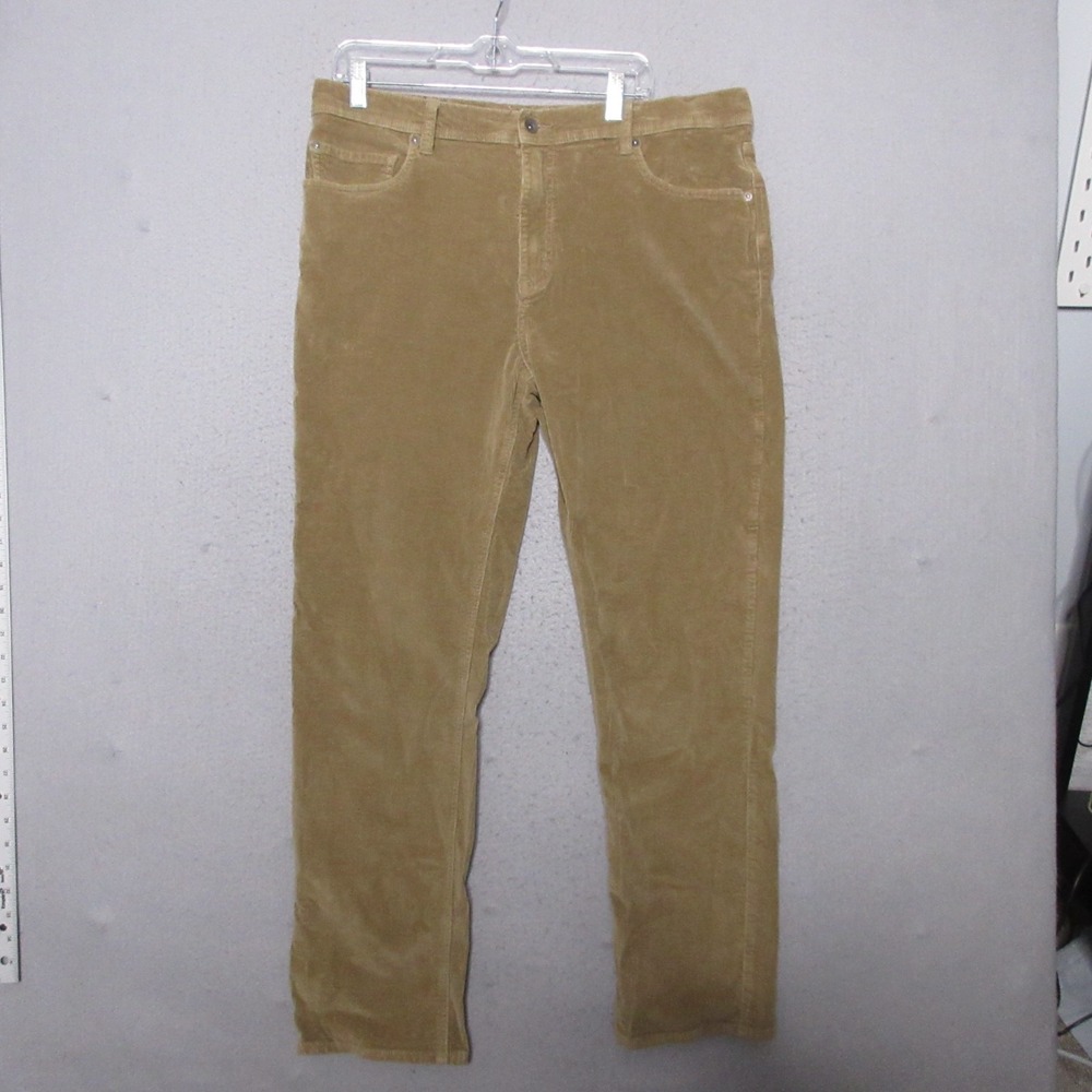 Devil Dog Corduroy Pants Men‎ 38 32 Brown Slim Straight Preppy Academia Heritage